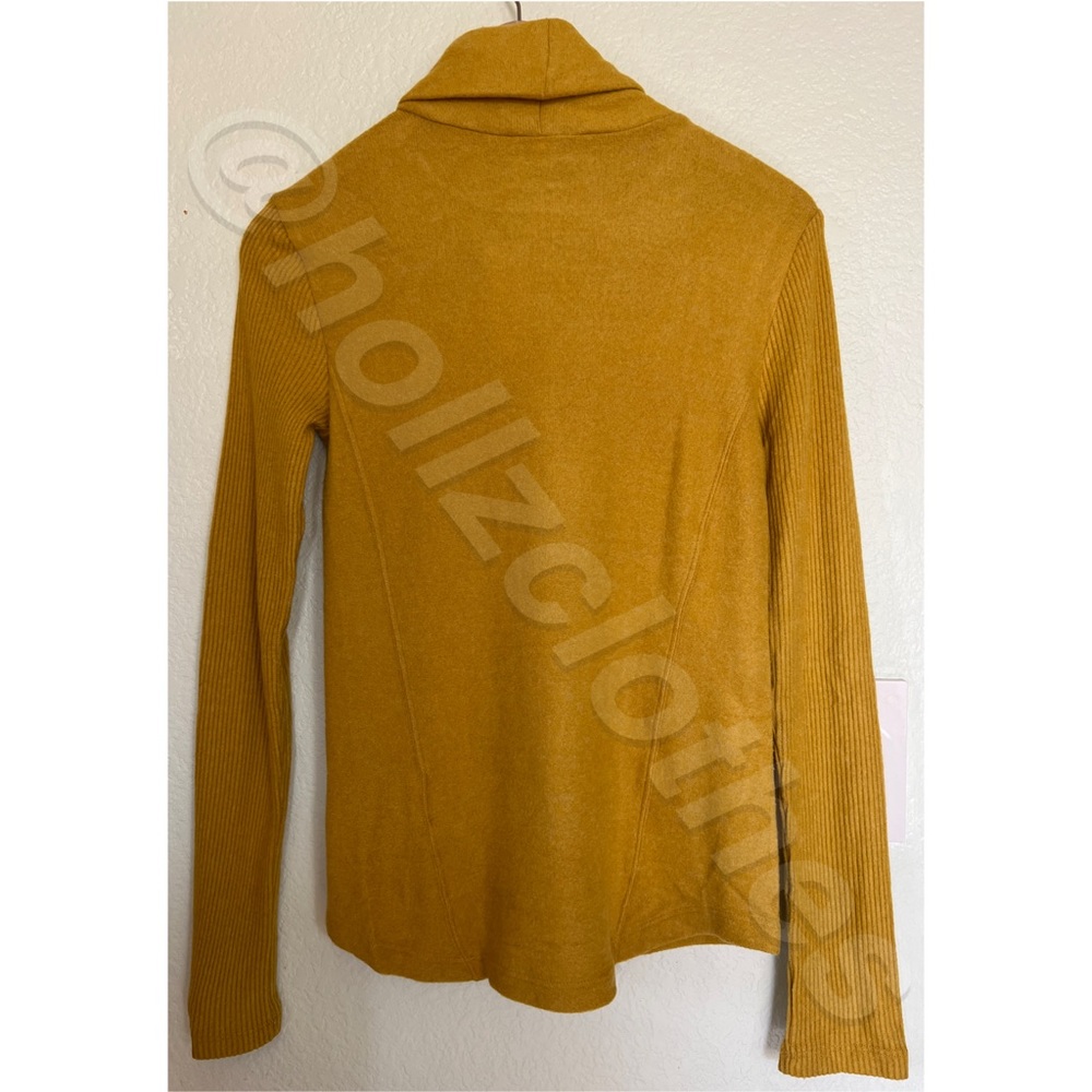 Anthropologie Saturday Sunday Brushed Fleece Turtleneck Long Sleeve NWT - Picture 9 of 13